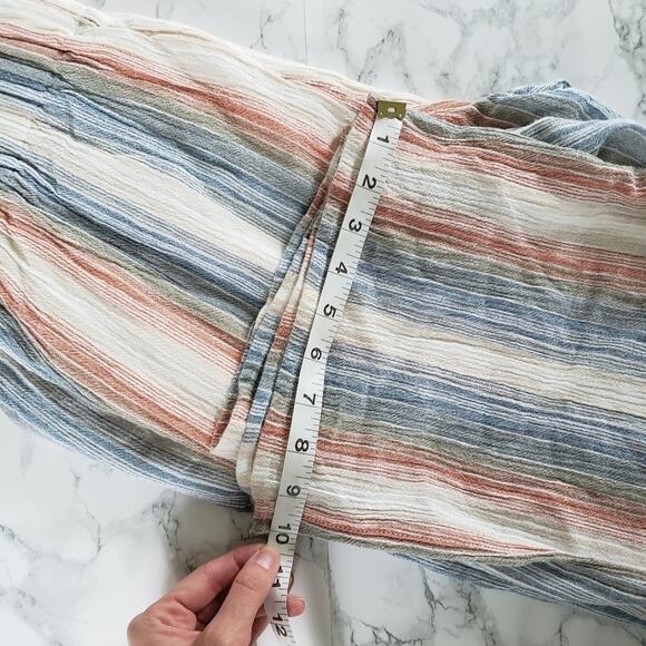 NWT Charlotte Russe Striped Linen Blend Pants - Picture 8 of 8